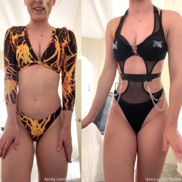 STPeach Sexy Outfit Try On Haul Fansly Video  - Canada on picsfans.net