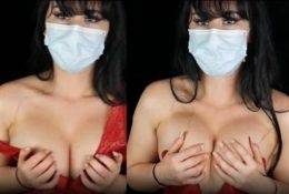 Masked ASMR Nude Topless Waiting For Cum on picsfans.net