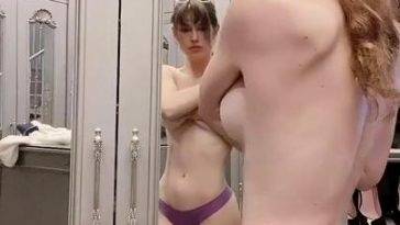 Amanda Cerny Nude Closet Striptease  Video  on picsfans.net