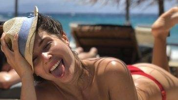 Amanda Cerny Topless Beach Onlyfans Set  on picsfans.net