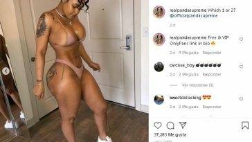Pandasupreme Ebony Thot Showing Her Pussy OnlyFans Insta  Videos on picsfans.net