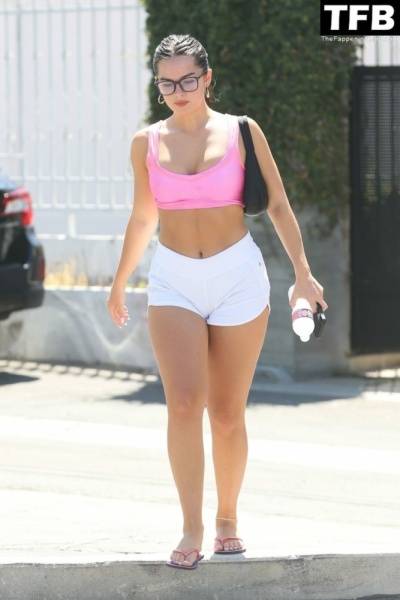 Addison Rae Looks Happy and Fit While Coming Out of a Pilates Class in WeHo on picsfans.net