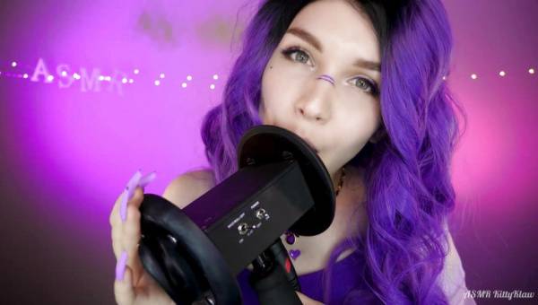 Kitty Klaw ASMR - Purple - Licking & Mouth sounds on picsfans.net