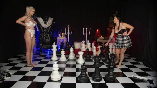 Meg Turney Danielle DeNicola Chess Strip Onlyfans Video Leaked on picsfans.net